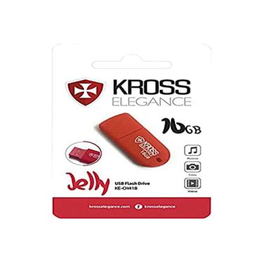 Imagem de PEN DRIVE 16GB VERMELHO JELLY KROSS