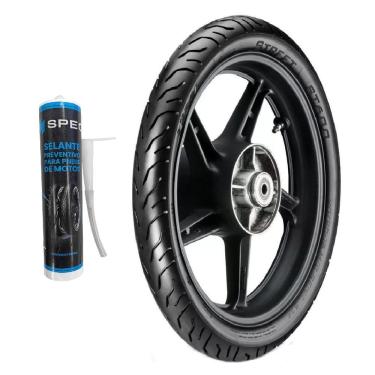 Imagem de PNEU TRASEIRO 100/90-18 ST600 USO SEM CAMARA 56P VIPAL STREET Titan 160 Cbx 200 + SELANTE