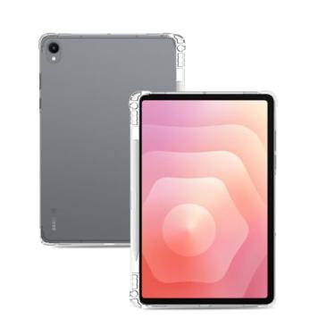 Imagem de Capa para tablet Samsung Galaxy Tab S11 de 11 polegadas, capa de proteção para tablet NOUKAJU com compartimento para caneta, TPU flexível ultra transparente, capa de proteção para Samsung Galaxy Tab