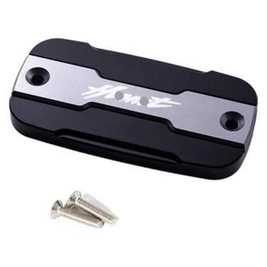 Imagem de Tampa de enchimento de óleo de motocicleta Tampa de tanque de fluido do reservatório de freio frontal compatível com Hornet 600 900 CB600F Hornet900 Hornet600 1998-2014 (B-titânio)