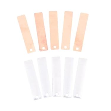 Imagem de MERIGLARE Kit de geração de energia com 10 folhas de cobre e zinco, tiras de eletrodos para prática de eletricidade, princípios para experimentos com baterias