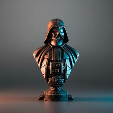 Imagem de Darth Vader Busto  Star Wars  Colecionável Decoração - Art3D Impressão