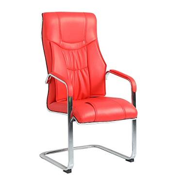 Imagem de Computador ergonômico mesa arco pé corrida estilo encosto alto couro escritório fixo apoio de braço excutivo jogos Chiar para dormitório estudo feito