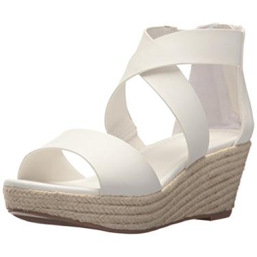Imagem de Dolce Vita Sandália plataforma Wilma infantil unissex, Stella branca, 4 Big Kid