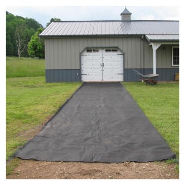 Imagem de SRSRS Tecido geotêxtil não tecido de 198 g para controle de entrada de garagem e erosão - Solução de drenagem durável para paisagismo (1 m x 10 m/3,3 pés x 32,8 pés LxC)