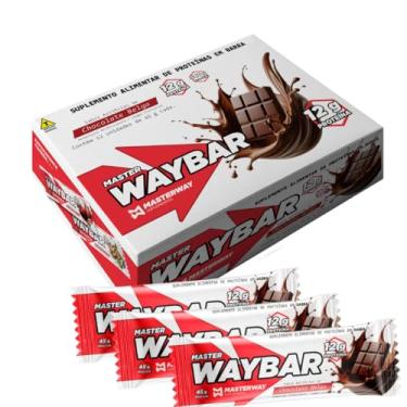 Imagem de Barra de Proteína - Display c/ 12 Un. - Masterway Suplementos - Chocolate Belga