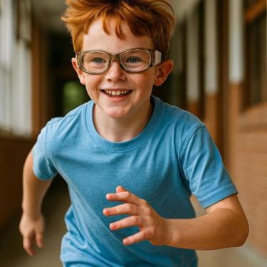 Imagem de Óculos de proteção infantil p/ futebol esportes aceita grau d - ALÍKI,