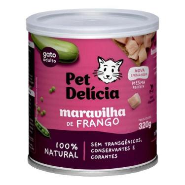 Imagem de Pet delícia ração úmida maravilha de frango gatos 320g