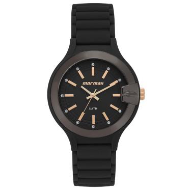 Imagem de Relógio Mormaii Feminino Ref: Mo2036jw/8p Esportivo Analógico Black