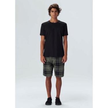 Imagem de Bermuda Cargo Osklen Flannel Chess Masculina-Masculino