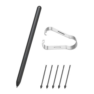 Imagem de Caneta SSS GRGB S para Samsung Galaxy Tab S10/S10+/S10 Ultra, S9/S9+/S9 Ultra/S9 FE, caneta de substituição também serve para S8/S7/S6 Lite, com 5 pontas e pinças (sem Bluetooth), cinza