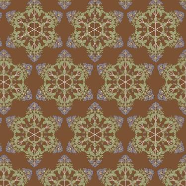 Imagem de Papel de parede botânico aquarela descasque e cole 45 cm x 599 cm padrão hexagonal com folhas e frutos Mocha Musse Cream Blueberry Papel de contato removível para aluguel de quarto