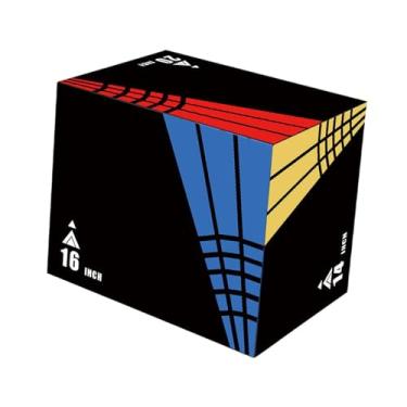 Imagem de predolo Caixa de Salto Pliométrica, Equipamento de Exercício de Salto para Crianças E Adultos, Caixa Plyo Resistente, Treinamento de Força para Exercícios de, Estilo F