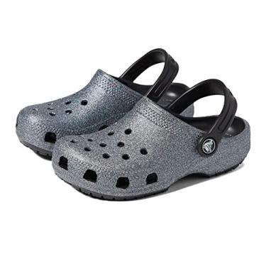 Imagem de Sandália Classic Glitter, Crocs, Criança Unissex, Black, 29
