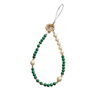 Imagem de Pulseira feminina com contas – Linda pulseira antiqueda com berloques – corrente multifuncional compatível com todos os smartphones, One Size, Resina, resina