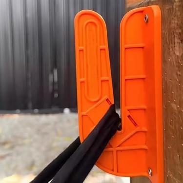 Imagem de Cortador de pano montado na parede, cortador de pano, corte fácil e rápido folhas velhas (laranja)