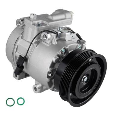Imagem de Compressor de ar condicionado AC com embreagem para Kia forte 2.0 2.0L 2.4 2.4L 2010 2011 2012 2013, para Kia forte Koup 2.0L 2.4L 10 11 12 13