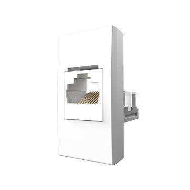 Imagem de Módulo Tomada para Rede de Computadores, Alumbra, Módulo Pro 85024, Branco
