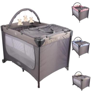 Imagem de Berço Portátil Joly Baby Style 2 Níveis de Altura Compacto Chiqueirinh