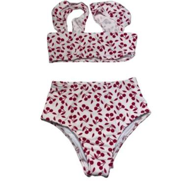 Imagem de Biquini Babadinho Infantil Estampado Vekyo Confortavel Básica Piscina 