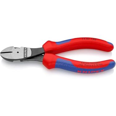 Imagem de Knipex 74 02 160 cortadores diagonais de alta alavancagem 16 cm com cabo macio