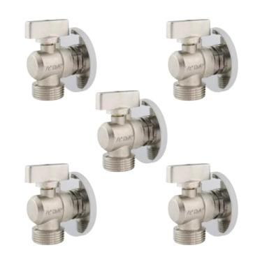 Imagem de Kit Com 5 Registro Esfera Multiuso Compatível Com Bebedouros, Máquinas De Lavar Roupa E Louça