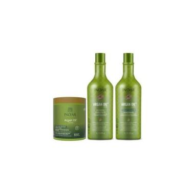 Imagem de Inoar Kit Argan Oil 3 Produtos Litro