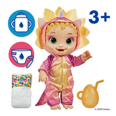 Imagem de Boneca Baby Alive Dino Cuties Loira - Hasbro F0933