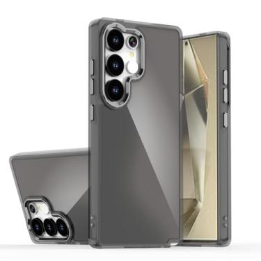 Imagem de MVVKKY Capa protetora de celular luxuosa, dupla camada, anti-queda, para Galaxy A55 (para Galaxy A55/preta)