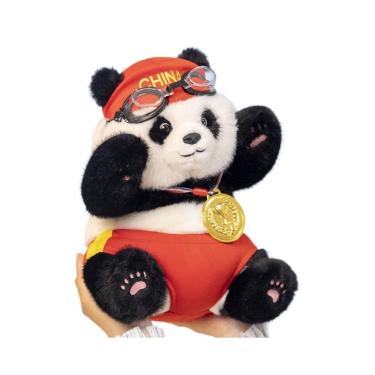 Imagem de Boneca de pelúcia, boneca de pelúcia, desenho animado, atleta, panda, 30 cm, esportes