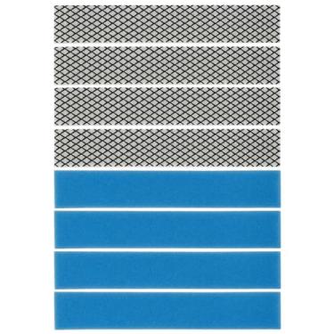 Imagem de Pacote com 8 mini filtro de ar dividido de substituição para Fujitsu General UTR-FA16 UTR-FA16-2, sem moldura para ar mais limpo