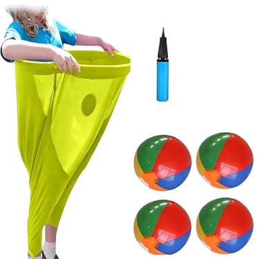 Imagem de Granny Pants Party Rush! Calças gigantes para jogos ao ar livre e jogo de jardim com bolas saltitantes e bomba - Jogos divertidos ao ar livre, jogos gigantes no quintal, reuniões de família e