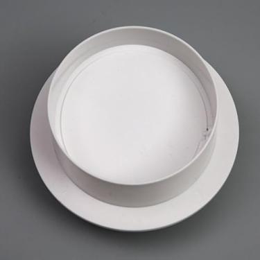 Imagem de Bloqueador de corrente de ar de tubo de 80-110 mm - Válvula de ventilação de retenção de duto de ar redondo para casa, plástico durável (80 mm)