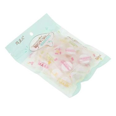 Imagem de barenx 50 peças de tablete de papel para máscara facial seca e facial de beleza para cuidados com a pele