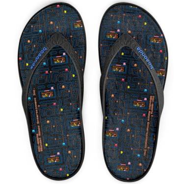 Imagem de Chinelo Boa Onda Cor:Preto+Azul;Tamanho:41/42