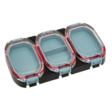 Imagem de Shakven Caixa magnética de gancho de pesca, caixas magnéticas de mosca para pesca com mosca,Caixa de isca - Caixa de pesca pequena multifuncional à prova d'água com tampa transparente, 3