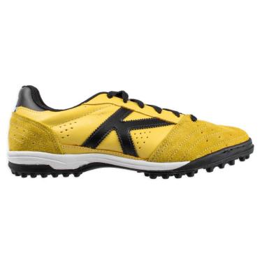 Imagem de Chuteira Kelme Elite Couro Society Amarelo-Masculino