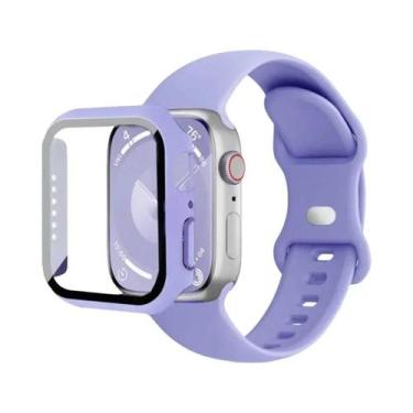 Imagem de Pulseira De Silicone Para Apple Watch 44mm 41mm 45mm 40mm 38mm 42mm Co