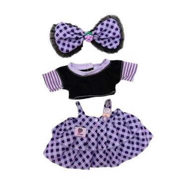 Imagem de TTETTZ Roupas de Boneca de Algodão de 20 Cm, Roupa de Brinquedo de Pelúcia, Acessórios de Boneca de Pelúcia Adoráveis, Roupas de Animais de Pelúcia, Traje de , Style B