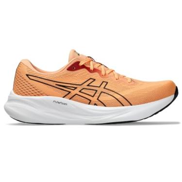 Imagem de ASICS Tênis de corrida masculino Gel-Pulse 15, Laranja/preto desbotado, 45