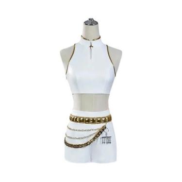 Imagem de Fantasia De Cosplay Branca KPop Rumi Mira Zoey Para Mulheres E Meninas