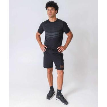 Imagem de Bermuda Masculina Fitness Básica MR Preto-89055, Preto, GG