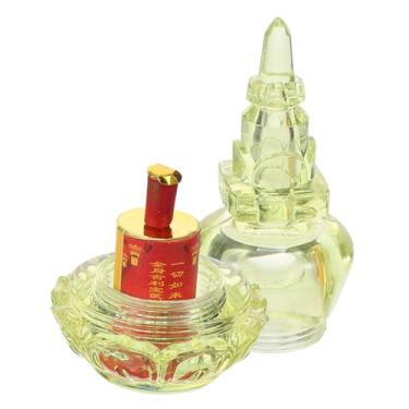 Imagem de Estátua acrílica da Torre de Buda Budista Oferecendo Modelo Pagode para Decoração de Casa Ornamento de Escritório e Decoração de Quarto Elegante Acrílico Oferecendo Torre Estátua