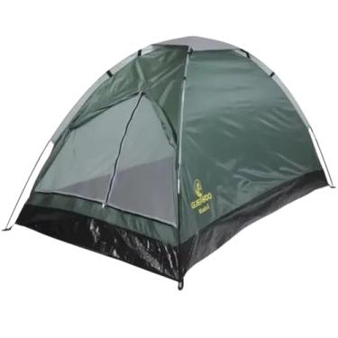 Imagem de Barraca de Camping para 2 Pessoas, Verde, Estrutura em Fibra de Vidro, 2,00 x 1,20 x 1,00 m, 1,1 kg, Poliéster 170T, Coluna d'água 600mm