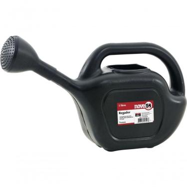 Imagem de Regador Plástico 5 Litros Preto - Nove54