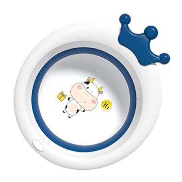 Imagem de aqxreight Lavatório para Crianças Banheira de Lavagem Infantil Dobrável Bacia de Rosto Portátil Banheira Dobrável de Banho Cor Melancia e Esticada é Ser Lavatório InfantilLavatório de Mãos