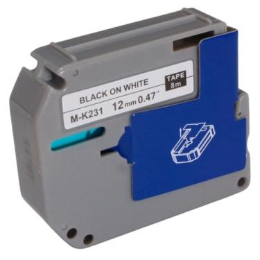 Imagem de Kit mBook 10 Fita Rotuladora Compatível Mk-231 M-k231 Mk231 M231