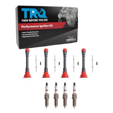 Imagem de TRQ Kit de ignição vermelho compatível com Nissan Altima 2007-2013 2009-2014 Cube 2013-2014 NV200 2008-2013 Rogue 2014-2015 Rogue Select 2008-2012 Sentra 2007-2015 Versa Versa Note