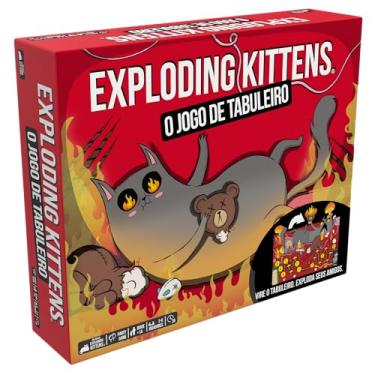 Imagem de Asmodee,Exploding Kittens:O Jogo de Tabuleiro, Idade +14, 2-6 jogadores, Partidas de até 20 min.