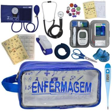 Imagem de Kit Enfermagem Completo Top + Medidor Glicose  - PREMIUM, P.A. MED, IN